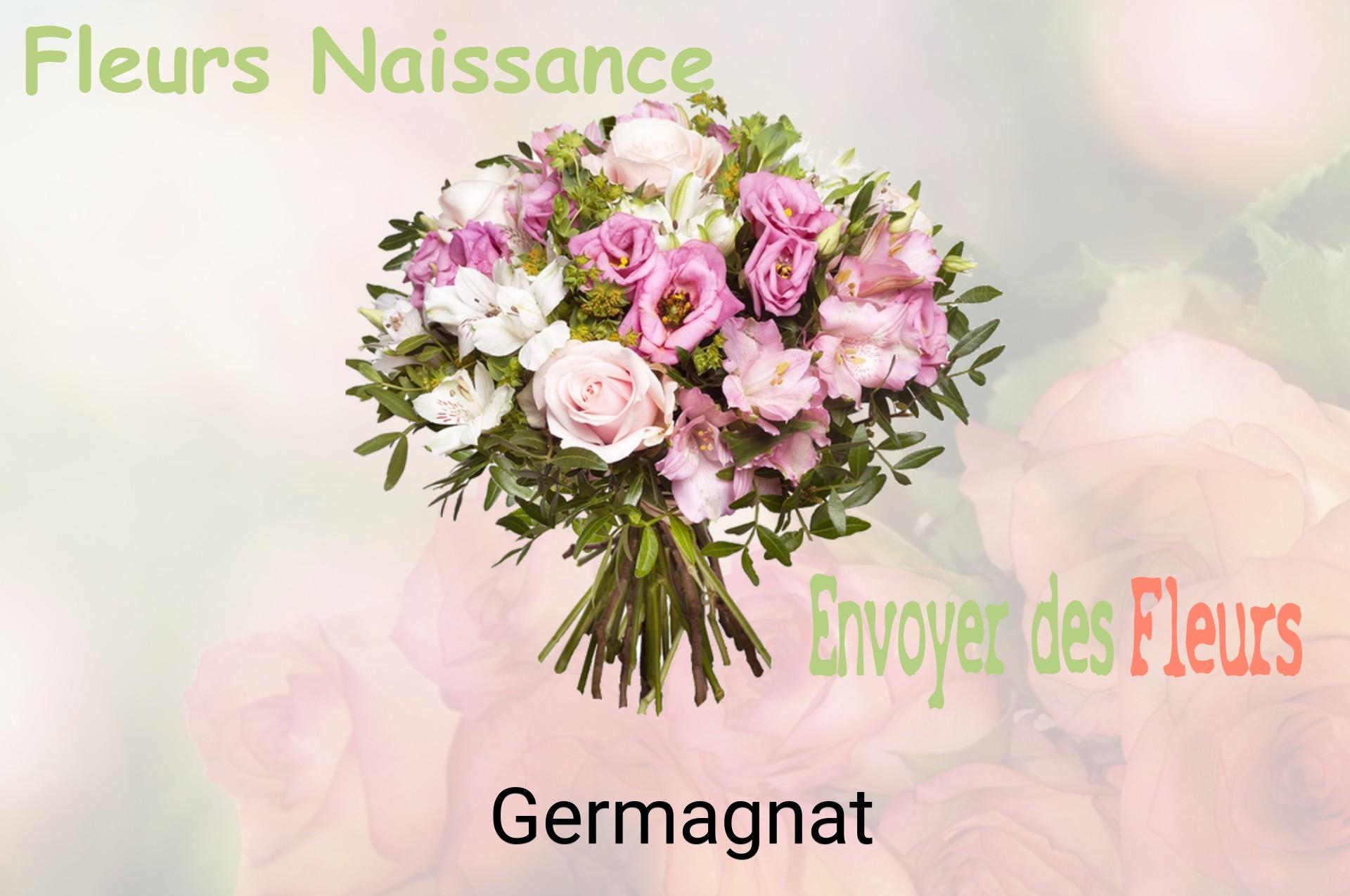 Bouquet de fleurs de naissance livré à Germagnat